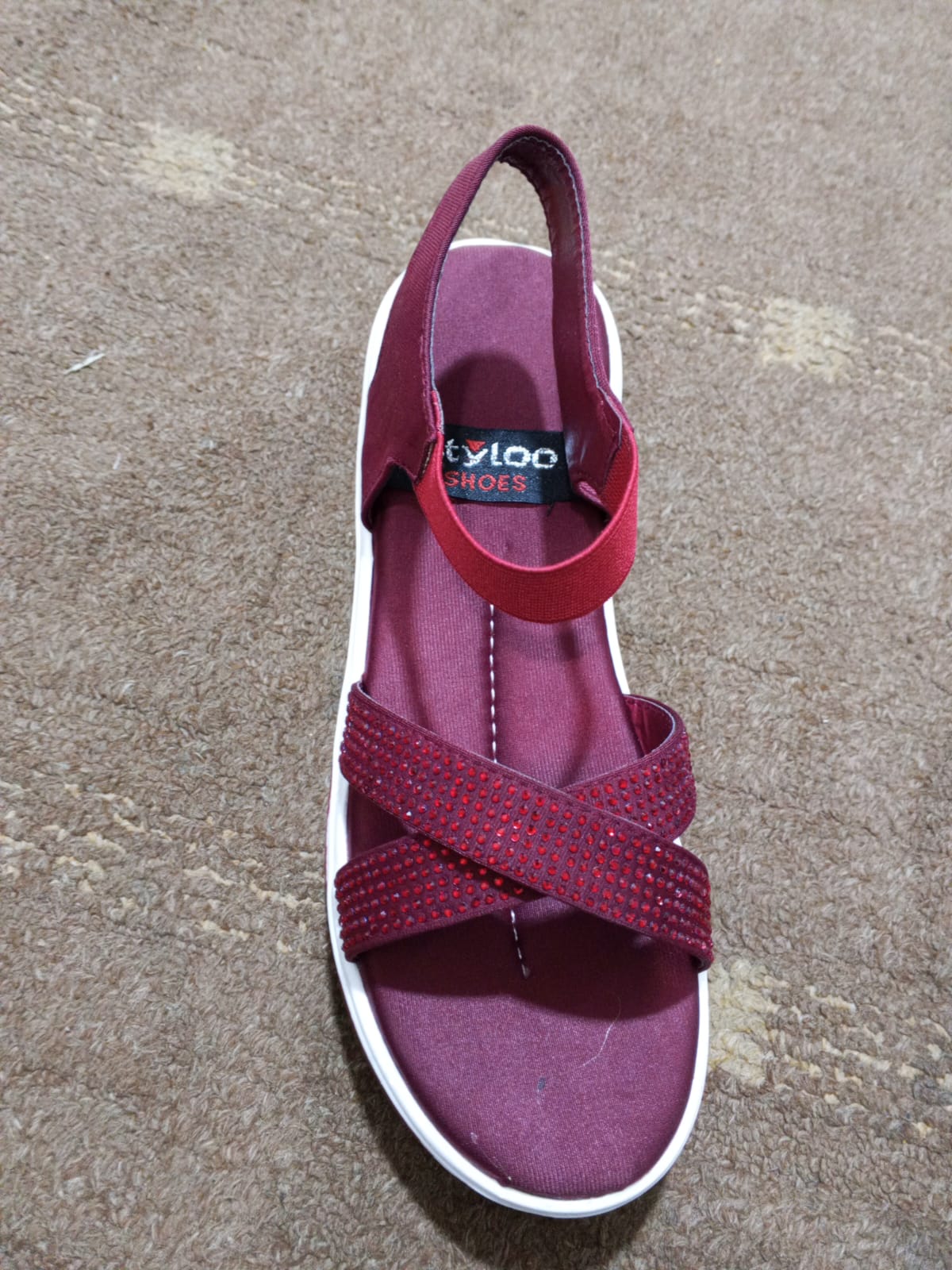 Premium Women’s Sparkling Cross-Strap Comfort Sandals