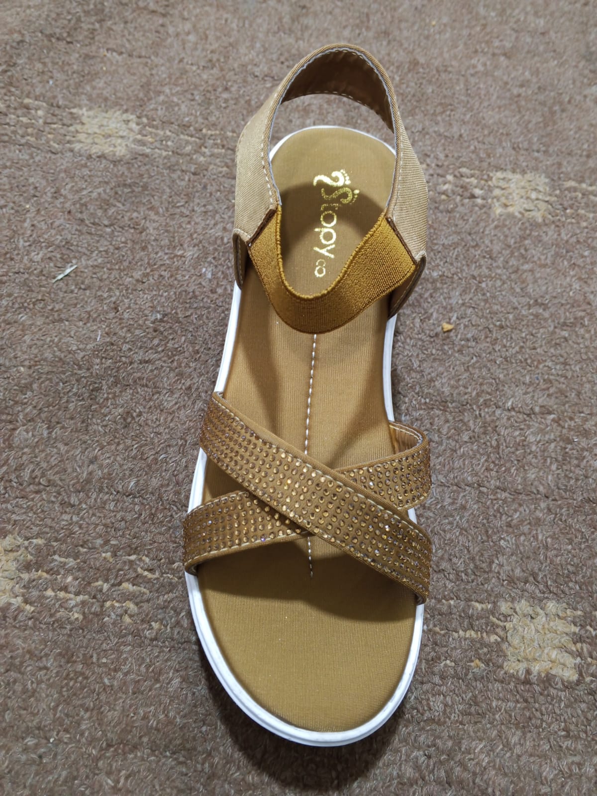 Premium Women’s Sparkling Cross-Strap Comfort Sandals
