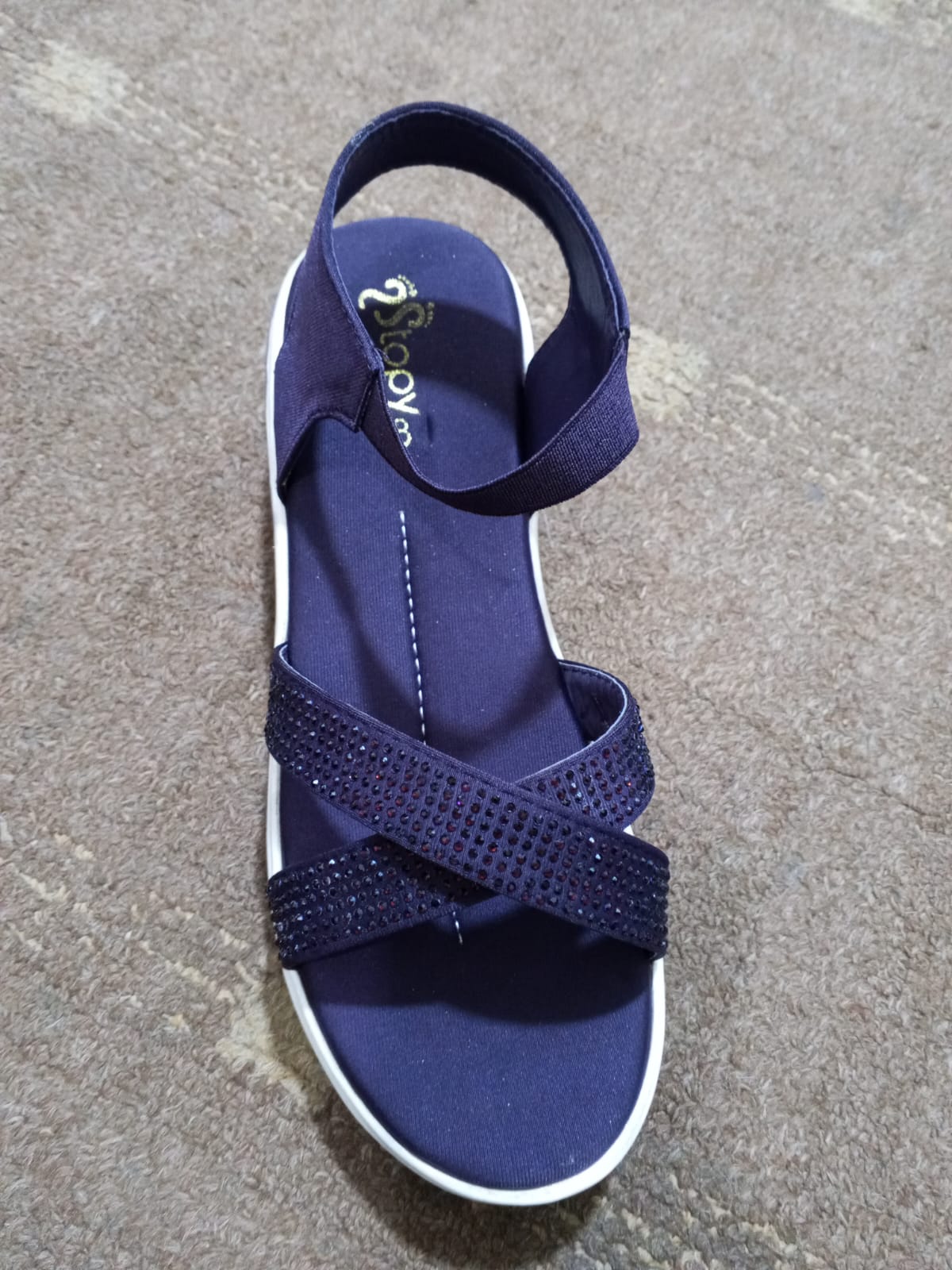 Premium Women’s Sparkling Cross-Strap Comfort Sandals
